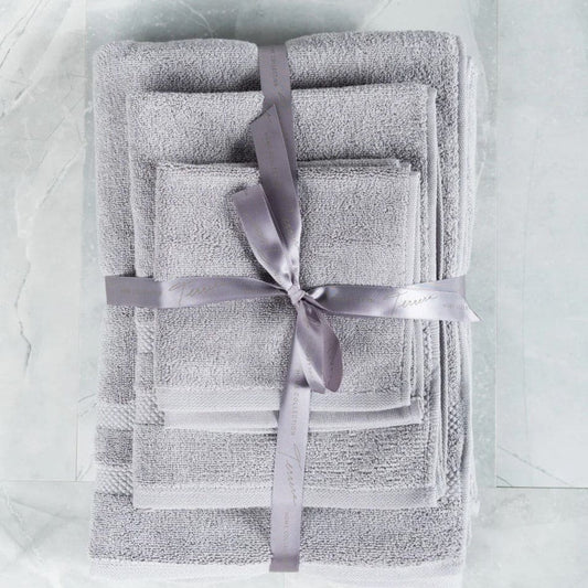 Bamboo/Cotton 3-Piece Bath Towels Set bamboo towels Ash Grey - SHOO-FOO, comfort of natural fibers