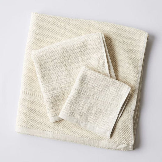 Hemp Spa Towel Set | 55% Hemp 45% Organic Cotton Towels Natural: Undyed + unbleached - SHOO-FOO, comfort of natural fibers