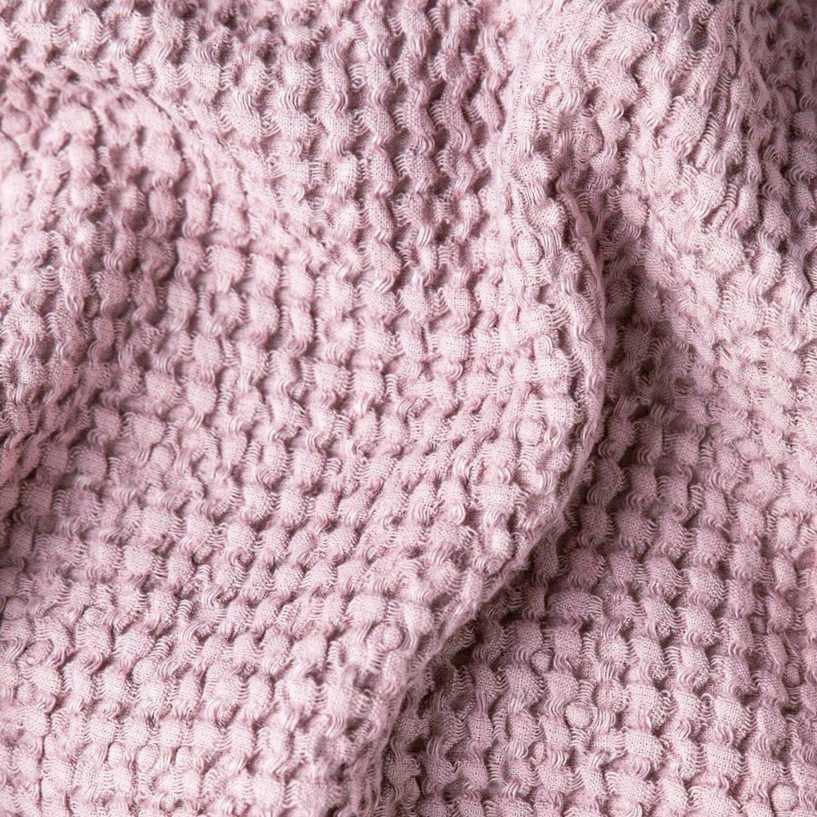 Flax Linen Wafle Bath Towel Set (3-pcs) | Woodrose