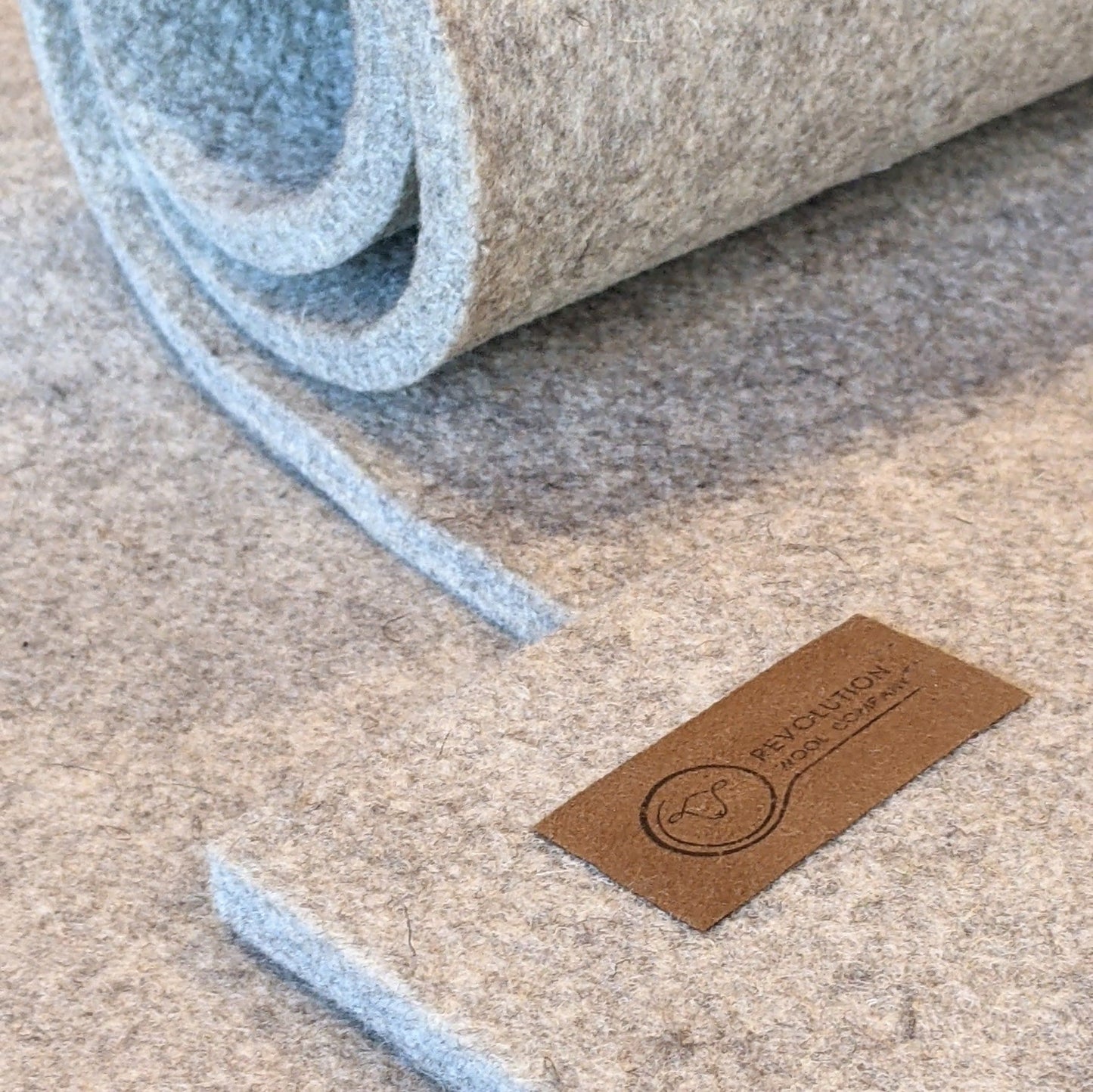 Pure Wool Felt Yoga Mat | Wool Grown + Milled in Canada