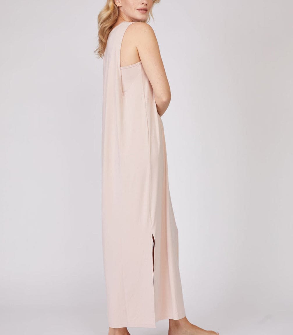 Sleeveless Bamboo Viscose Nightdress Loungewear Sterling Blue / Small - SHOO-FOO, comfort of natural fibers