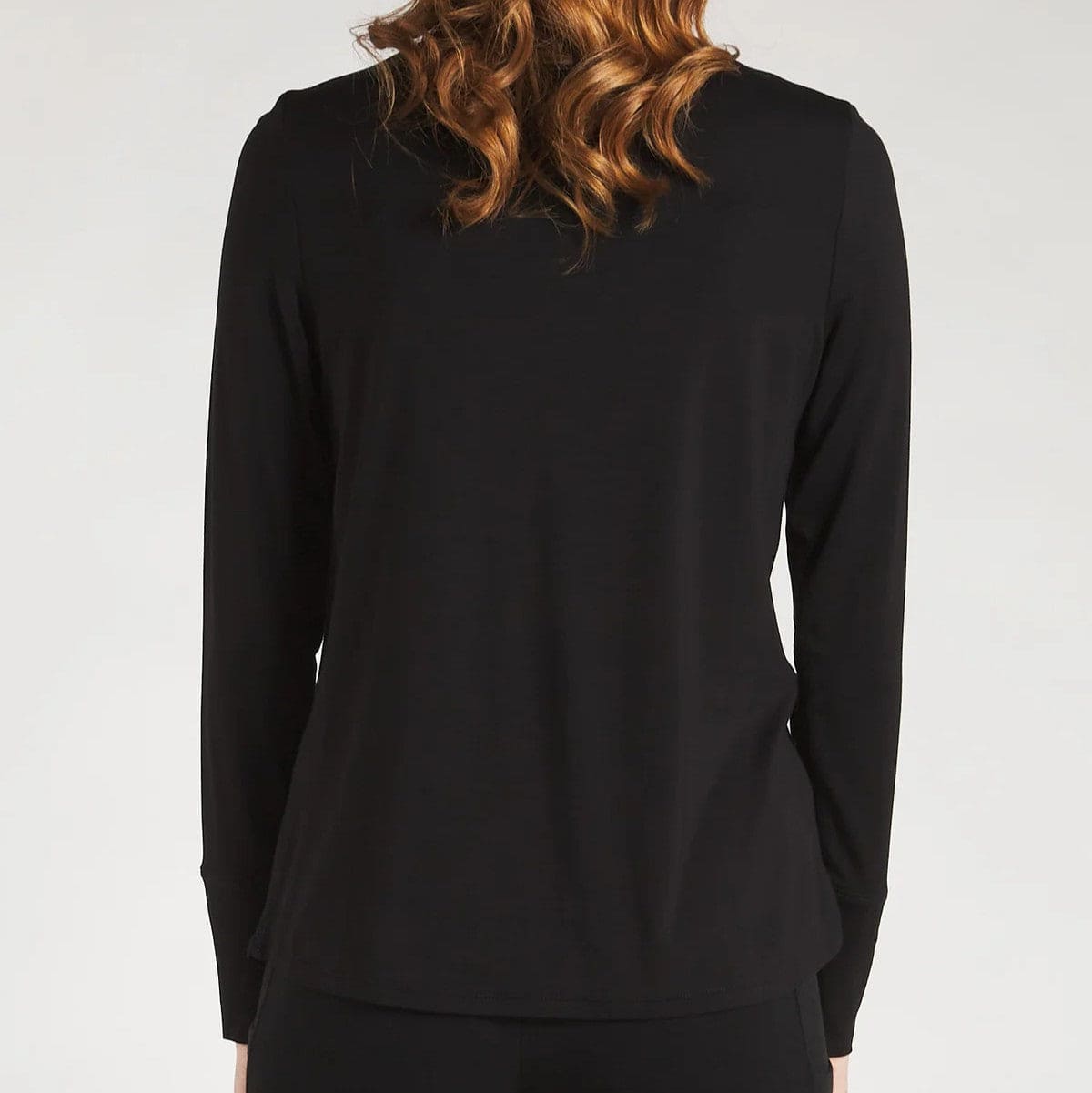 Bamboo Long Sleeve Funnel-Neck Shirt