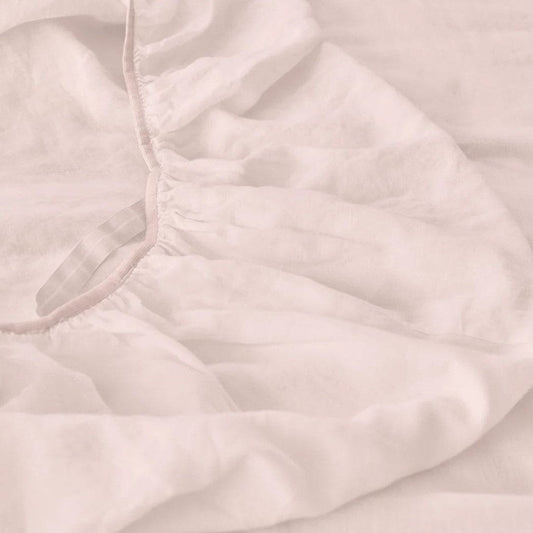 Organic Hemp Fitted Sheet | 100% Hemp hemp sheets Twin / Morning Rose - SHOO-FOO, comfort of natural fibers