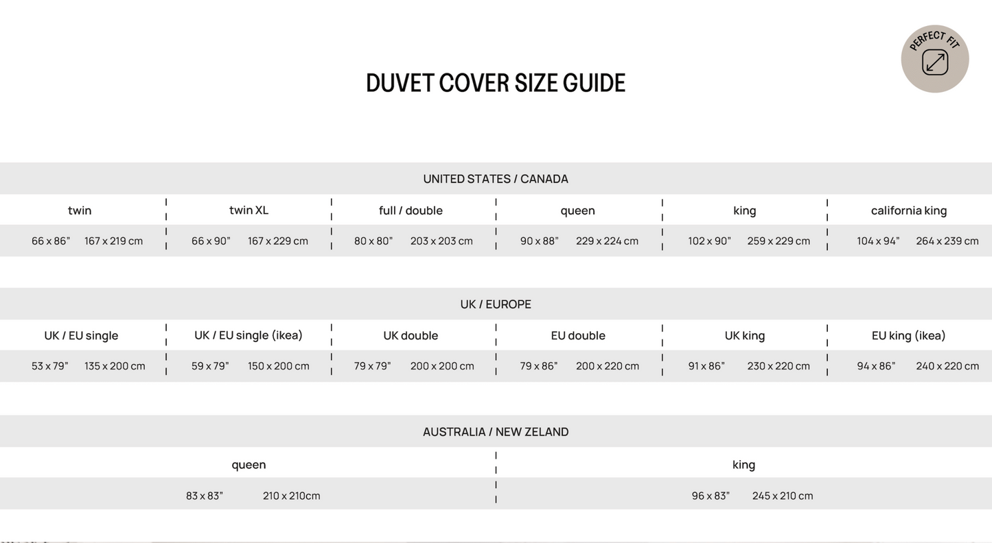 Duvet Cover made from Pure Linen | Europe & UK Sizes