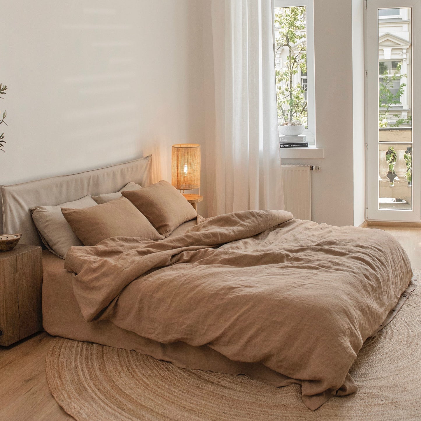 European Flax Linen Pillowcase | Latte