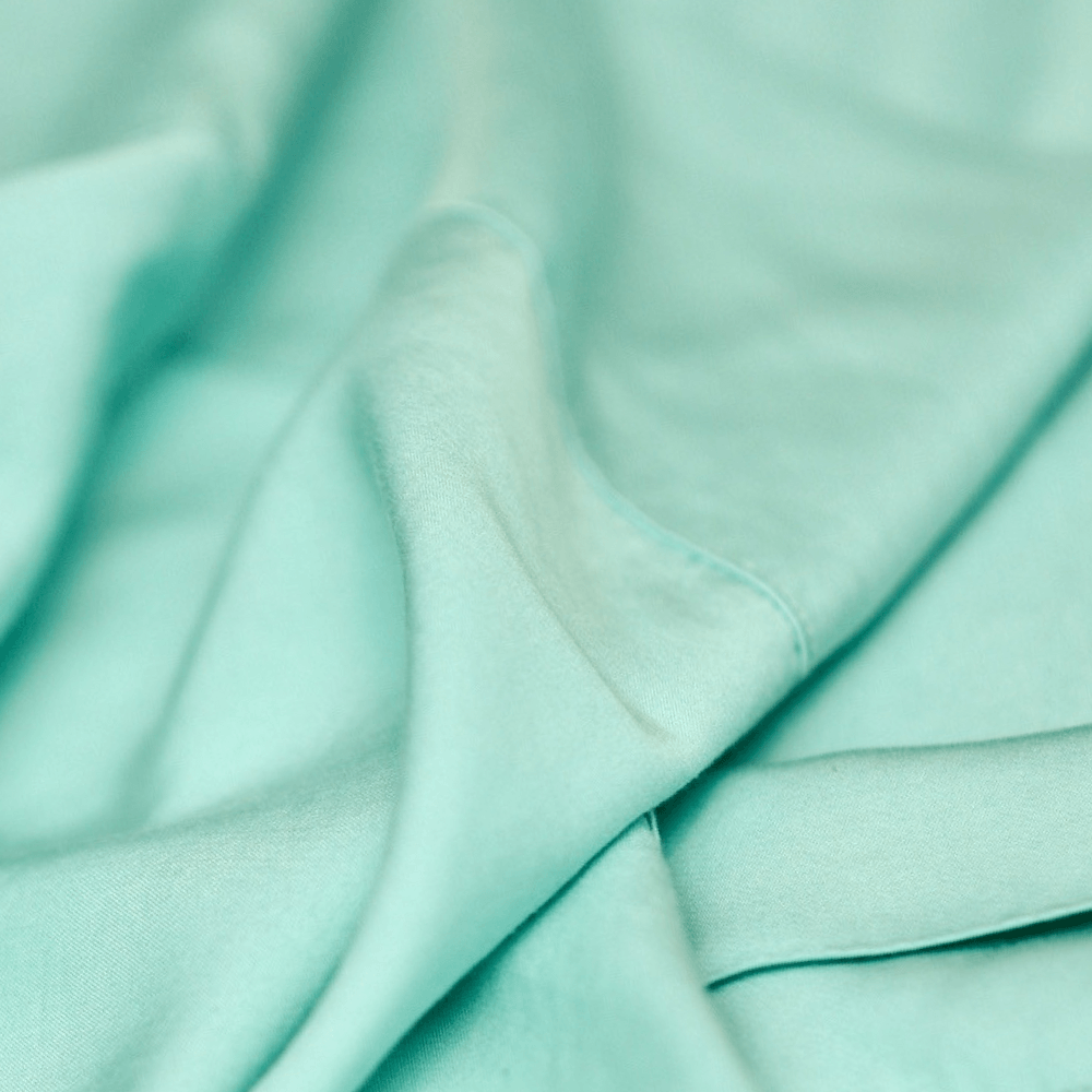 100% Bamboo Ocean Green Super Soft Duvet Cover Bamboo Sheets Set Full - SHOO-FOO, comfort of natural fibers