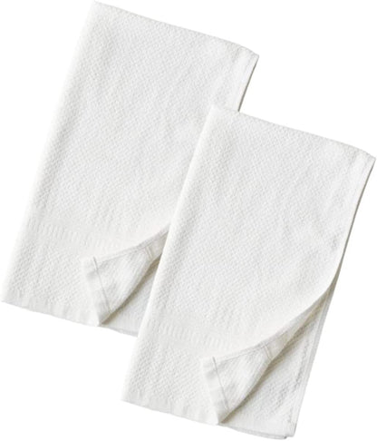 Woven Hemp Hand Towels | Bundle of 2 | 55% Hemp 45% Organic Cotton