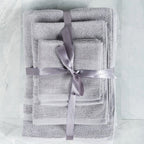 Bamboo Towels - 3-pcs Set - bamboo-cotton blend bamboo towels Ash Grey - SHOO-FOO, comfort of natural fibers