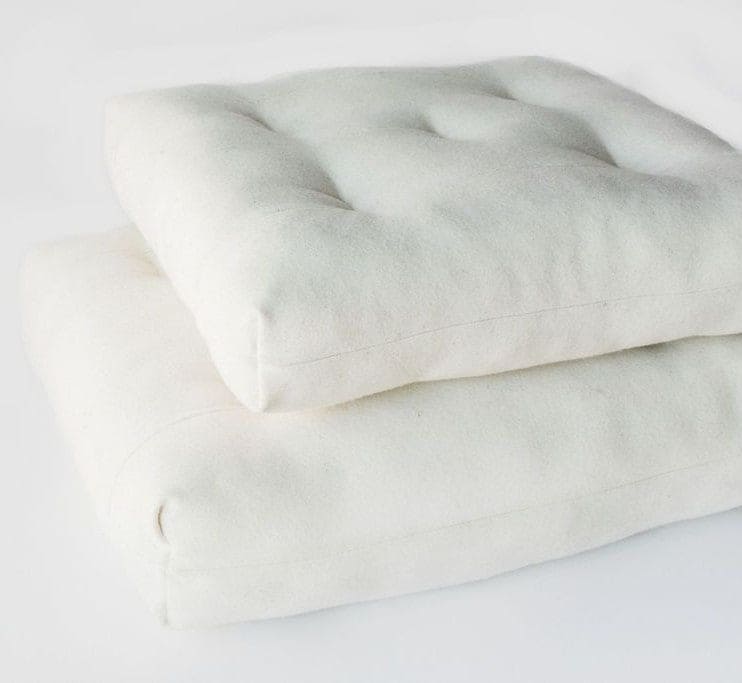 Pure Eco Wool Meditation Cushion meditatoin Wool Cushion Small - SHOO-FOO, comfort of natural fibers