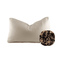 Organic Buckwheat Hulls Pillow - in organic cotton case Buckwheat Bed Pillows Mini - SHOO-FOO, comfort of natural fibers