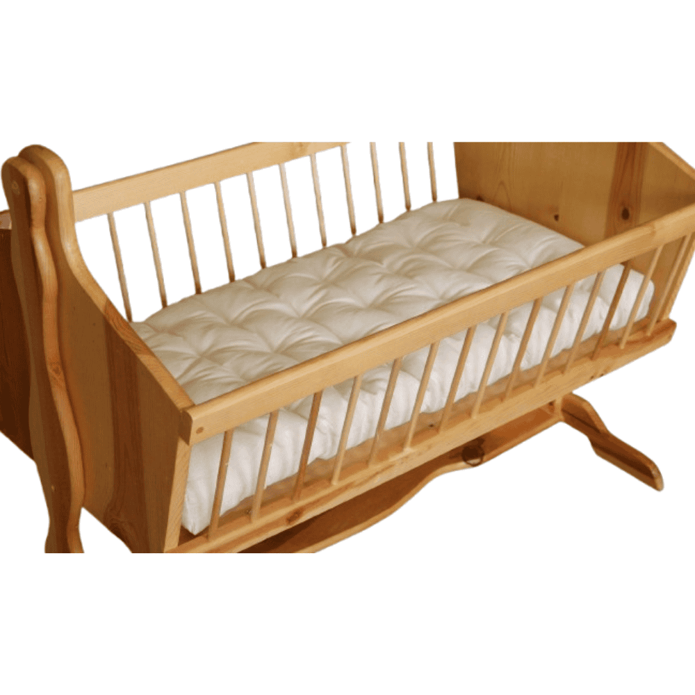 Natural Wool Bassinette Crib Mattress baby changing table pad Default Title - SHOO-FOO, comfort of natural fibers