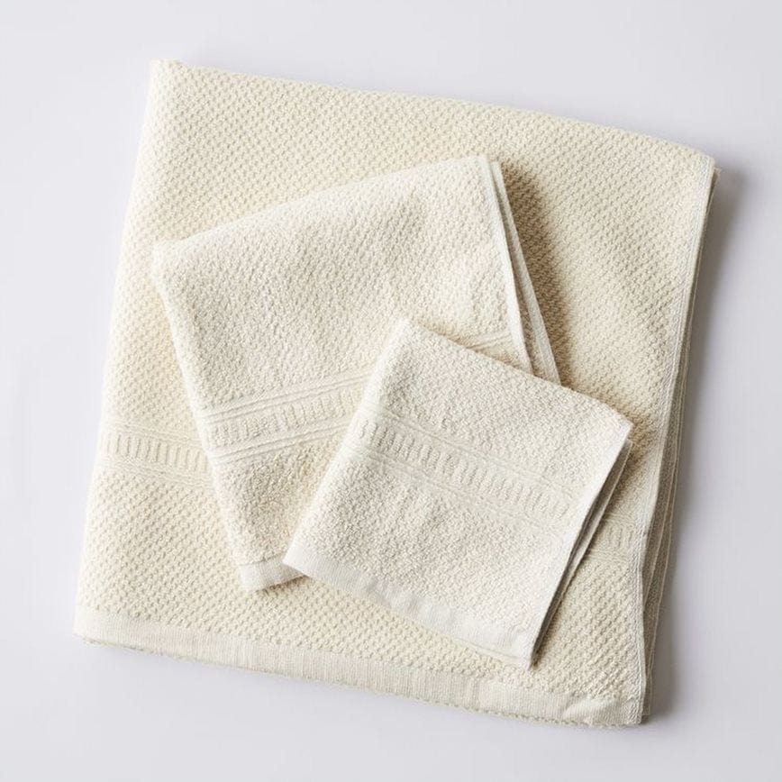 Hemp Bath Towels Set - 55% Hemp - 45% Organic Cotton Towels Natural: Undyed + unbleached - SHOO-FOO, comfort of natural fibers