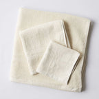 Hemp Bath Towels Set - 55% Hemp - 45% Organic Cotton Towels Natural: Undyed + unbleached - SHOO-FOO, comfort of natural fibers