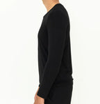 Bamboo Long Sleeve Tee for Men long sleeve tee Black / Small - SHOO-FOO, comfort of natural fibers