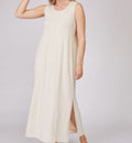 Bamboo Sleeveless Nightdress Loungewear Ivory Cloud / Small - SHOO-FOO, comfort of natural fibers