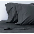 Bamboo Duvet Cover Set - Satin Weave - 400 TC - Various Colors Bamboo Sheets Set Charcoal / full/double - SHOO-FOO, comfort of natural fibers