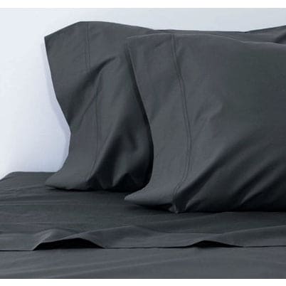 Bamboo Duvet Cover Set - Satin Weave - 400 TC - Various Colors Bamboo Sheets Set Charcoal / full/double - SHOO-FOO, comfort of natural fibers
