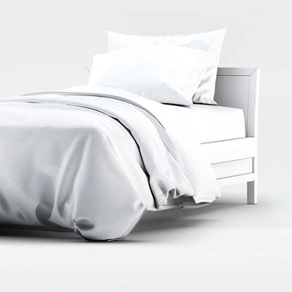 Housse de couette en satin de bambou bio en Couleurs variées