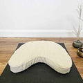 V-Shape Meditation Cushion - Buckwheat Hulls - Natural Cotton & Linen casing Yoga accessories Default Title - SHOO-FOO, comfort of natural fibers