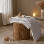 Couette de Kapok dans une housse de bamboo bio | produit végétalien