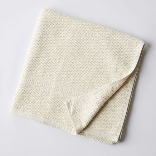 Hemp Bath Towel - 55% Hemp 45% Organic Cotton Towels Natural: Undyed + Unbleached - SHOO-FOO, comfort of natural fibers