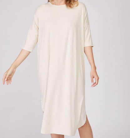 Full-Length Bamboo Lounge Shirt or Nightgown