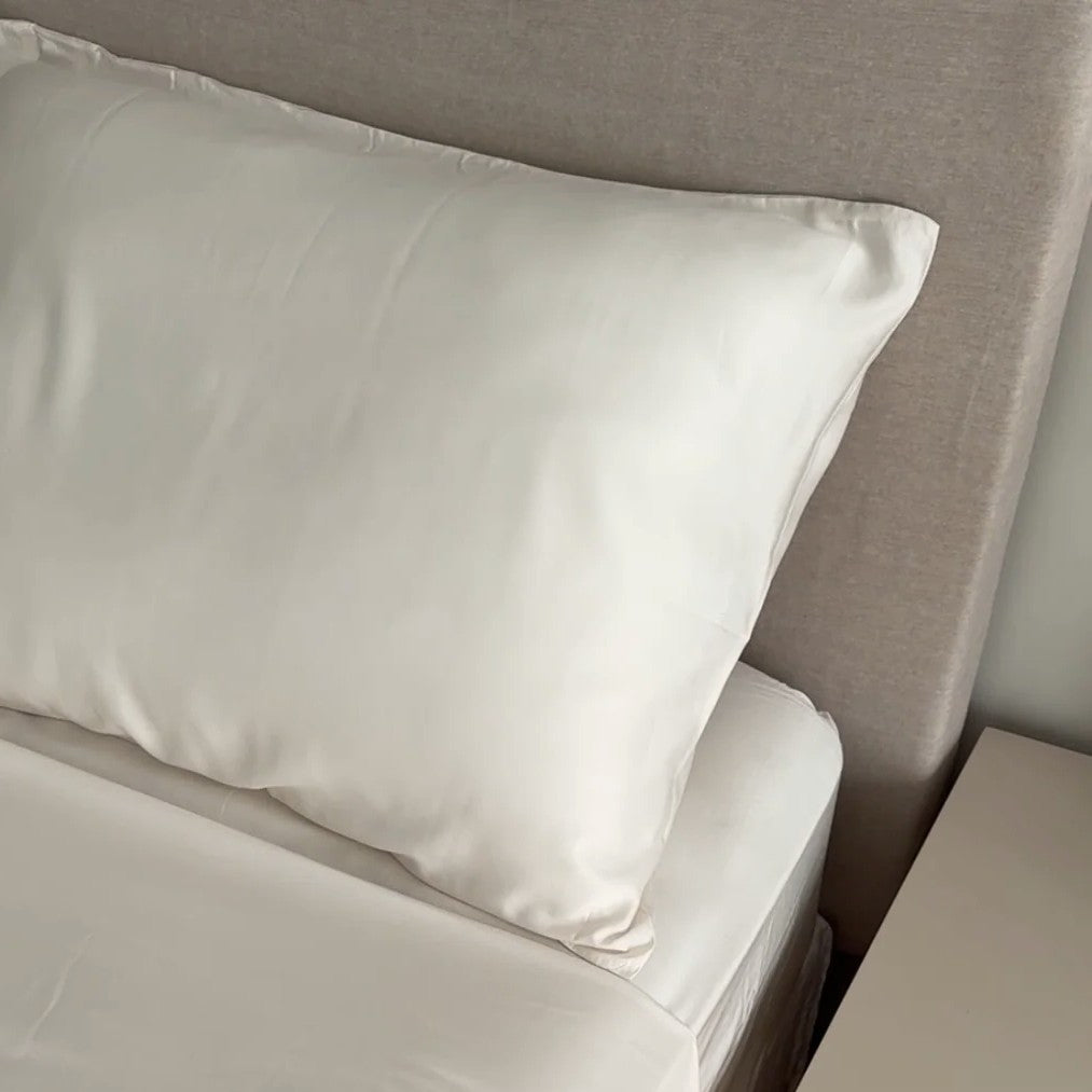 Housse de couette en satin de bambou bio en Couleurs variées