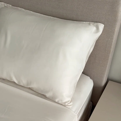 Housse de couette en satin de bambou bio en Couleurs variées