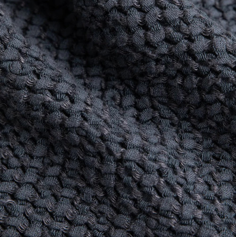 Flax Linen Waffle Towel Set (3 pcs) | Various colors