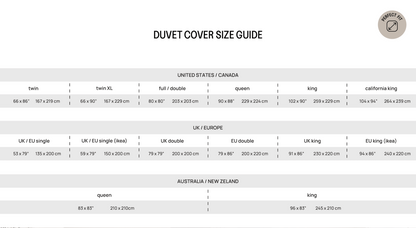 Duvet Cover made from Pure Linen | Europe & UK Sizes