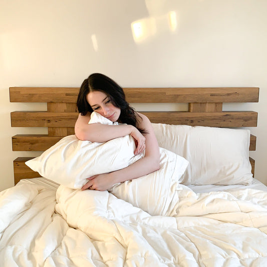 Organic Kapok Bed Pillows With 100% Natural Cotton Casing Organic kapok Bed Pillows one pillow / full/standard - SHOO-FOO, comfort of natural fibers
