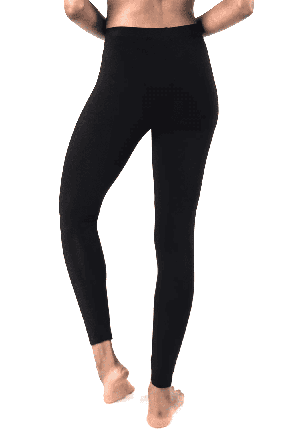 Comfy Bamboo Full-Length Leggings leggings Black / XS - SHOO-FOO, comfort of natural fibers
