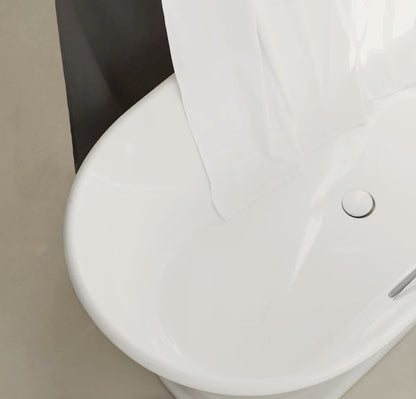 Washable Flax Linen Shower Curtain | Waterproof