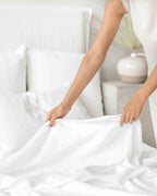Organic Bamboo Sheets - Hypoallergenic & Cooling Bamboo Sheets Set full/double - SHOO-FOO, comfort of natural fibers