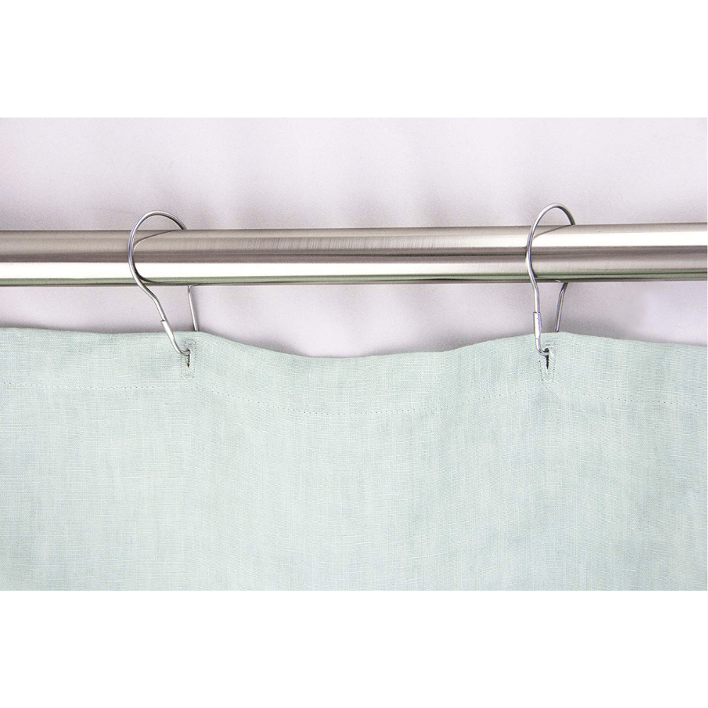 Natural Durable Hemp Shower Curtains, Washable Fabric Curtains Hemp Shower Curtain - SHOO-FOO, the softness of bamboo