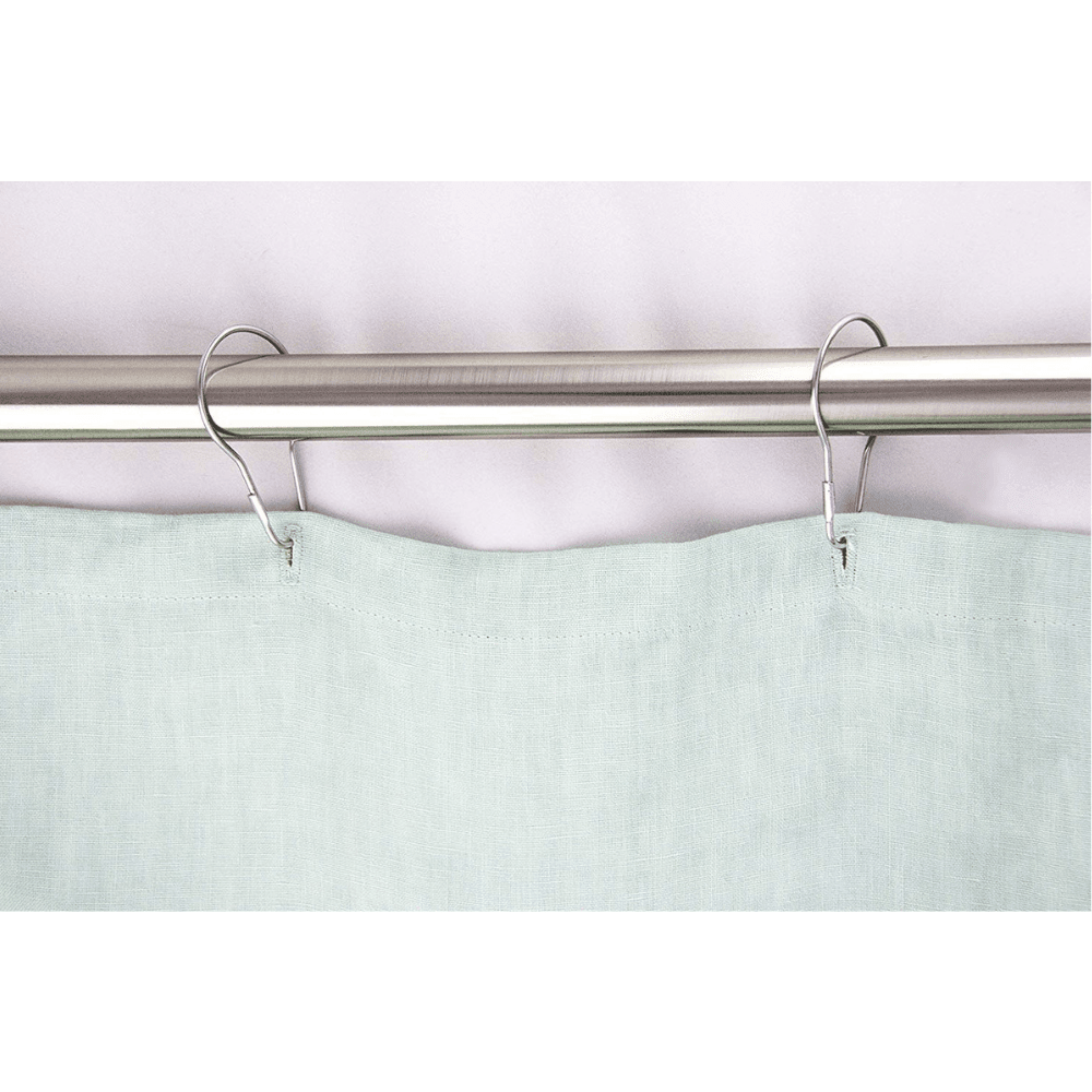 Natural Hemp Shower Curtains, Washable Fabric Curtains Hemp Shower Curtain Wheat - SHOO-FOO, comfort of natural fibers