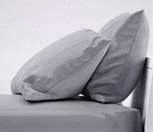 Bamboo Pillowcases - Satin Weave - 400 TC - Various Colours Bamboo Pillowcases Owl Grey / Standard/Queen (pair) - SHOO-FOO, comfort of natural fibers