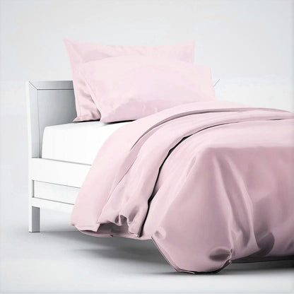 Bamboo Duvet Cover Set 100% | Satin Weave | 400 TC | Various Colors Bamboo Sheets Set Rose / full/double - SHOO-FOO, the softness of bamboo