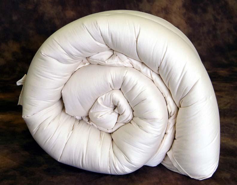 Organic Quilted Wool Mattress Topper Mattress - SHOO-FOO, the softness of bamboo