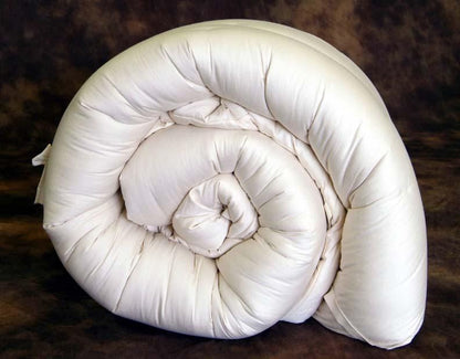 Organic Quilted Wool Mattress Topper Mattress - SHOO-FOO, the softness of bamboo