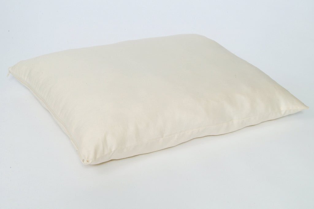 Natural Organic Shredded Lamb Wool Bed Pillows - "Woolly Down" Bed Pillows Child/Standard - SHOO-FOO, comfort of natural fibers
