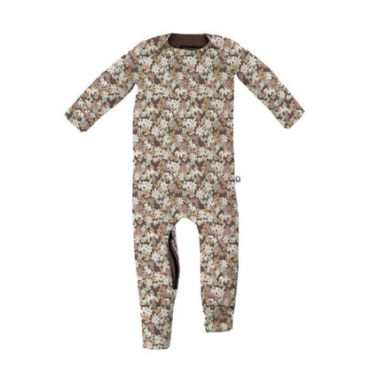 Bamboo Baby Footie - Convertible bamboo baby clothing 9-12 M / Garden - SHOO-FOO, the softness of bamboo