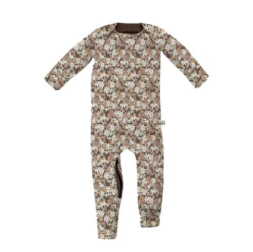 Bamboo Baby Footie - Convertible bamboo baby clothing 9-12 M / Garden - SHOO-FOO, comfort of natural fibers