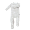 Bamboo Baby Footie - Convertible bamboo baby clothing 0-3 M / Magnolia - SHOO-FOO, comfort of natural fibers