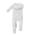 Bamboo Baby Footie - Convertible bamboo baby clothing 0-3 M / Magnolia - SHOO-FOO, comfort of natural fibers